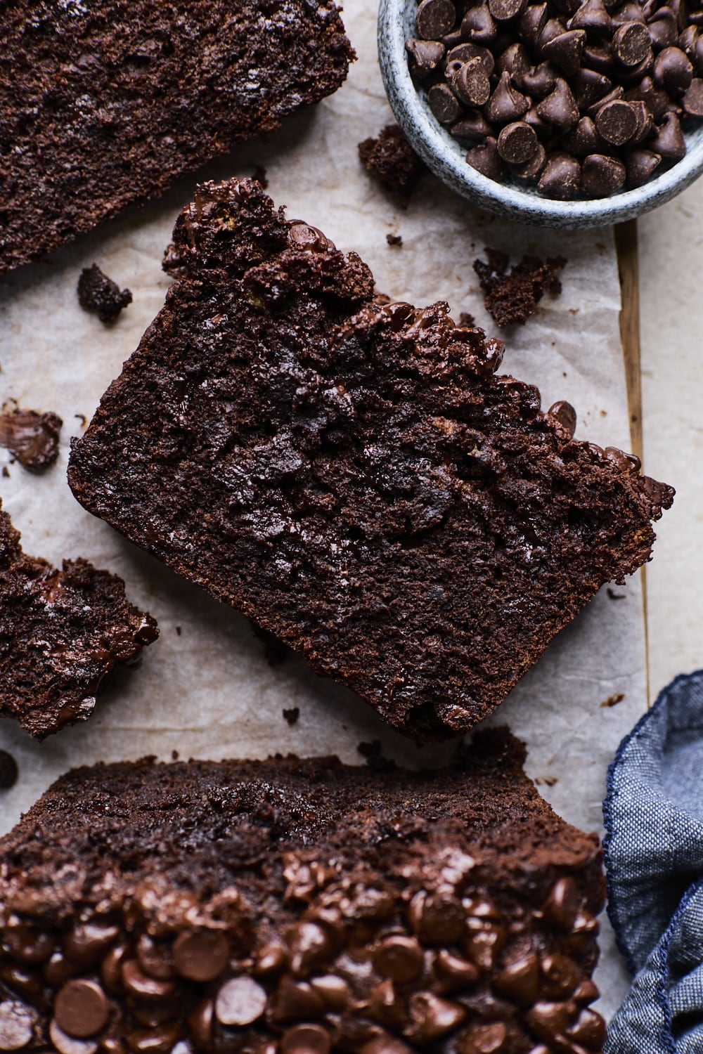 Fudgy Double Chocolate Banana Bread