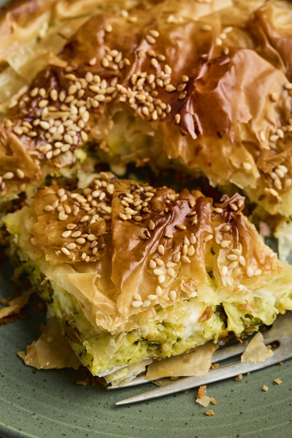 Greek Zucchini Pie - Kolokthopita