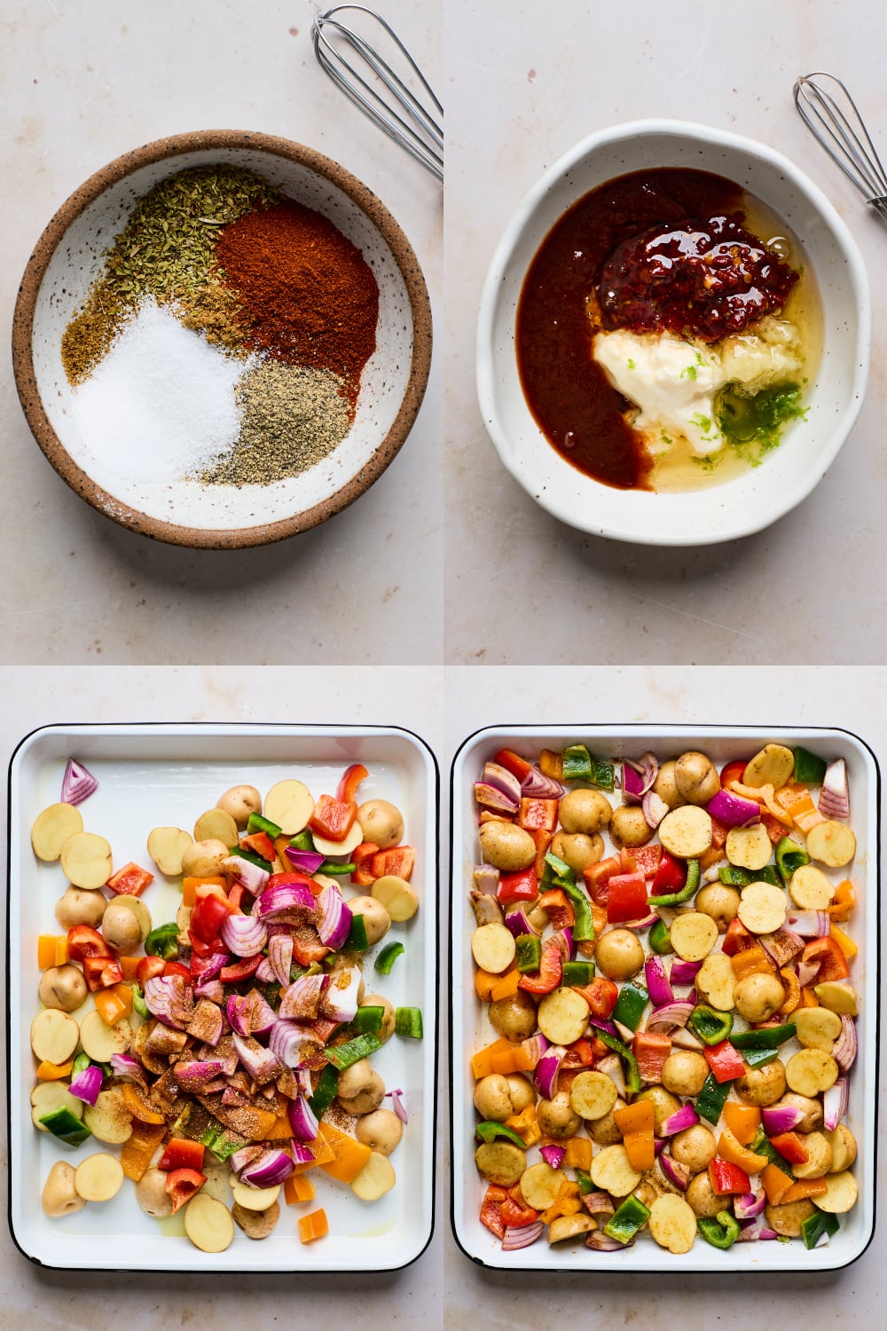 Sheet Pan Honey Chipotle Chicken With Veggies