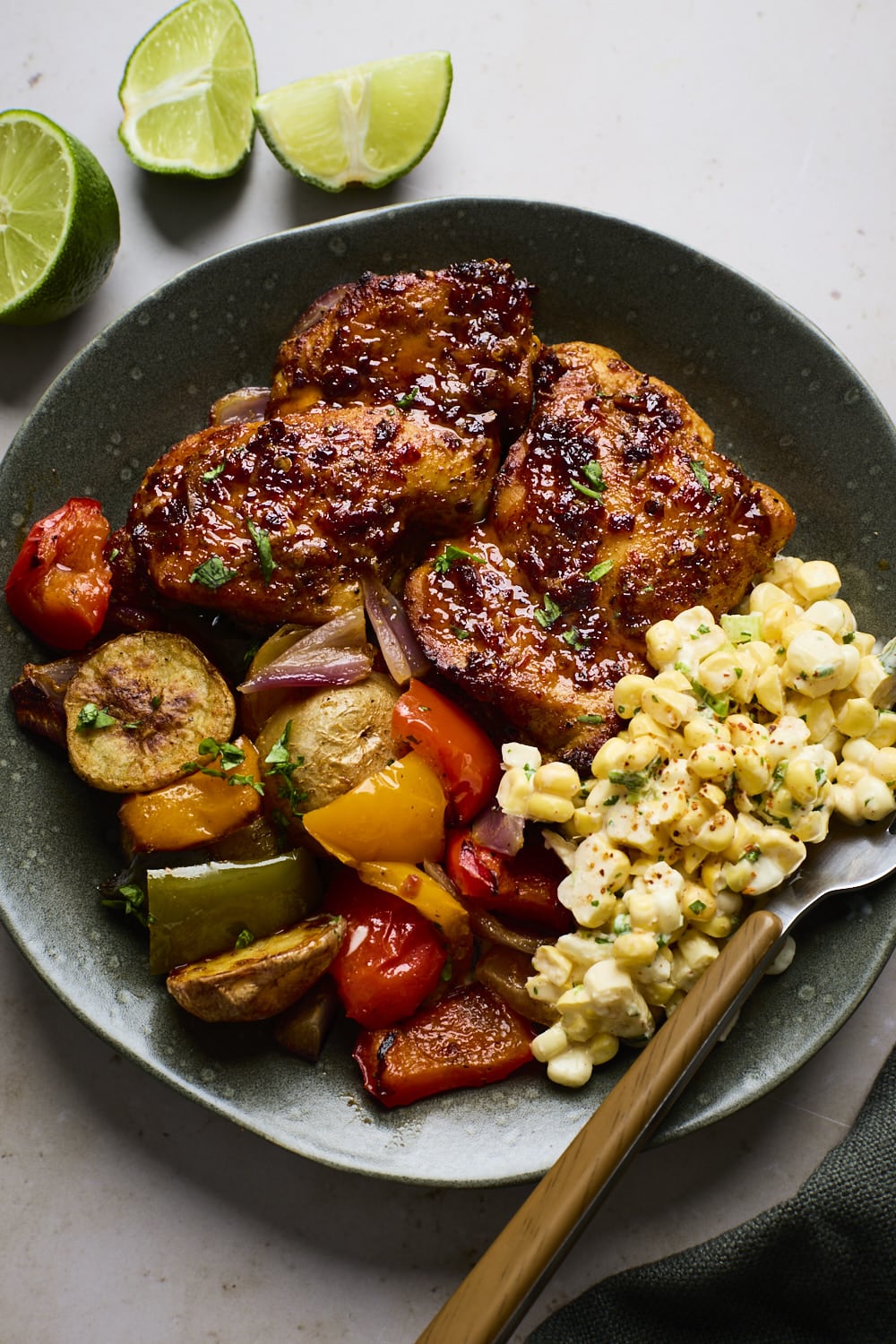 Sheet Pan Honey Chipotle Chicken With Veggies