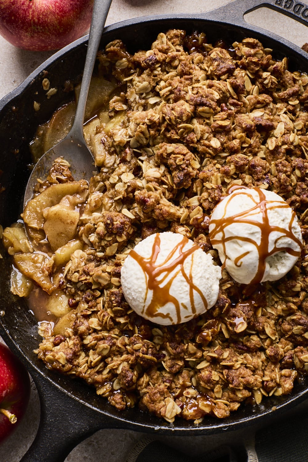 Easy Skillet Apple Crisp