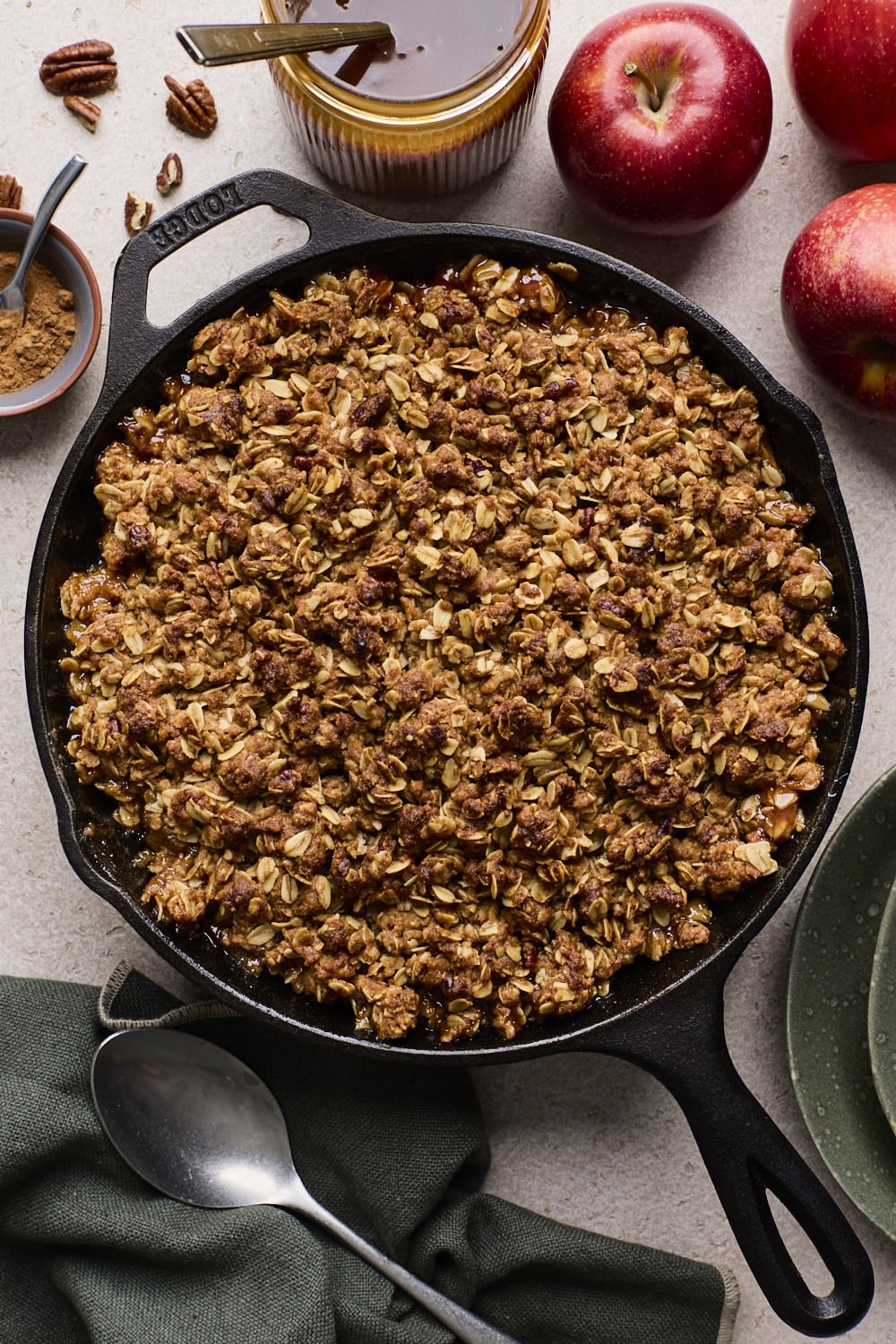 Easy Skillet Apple Crisp
