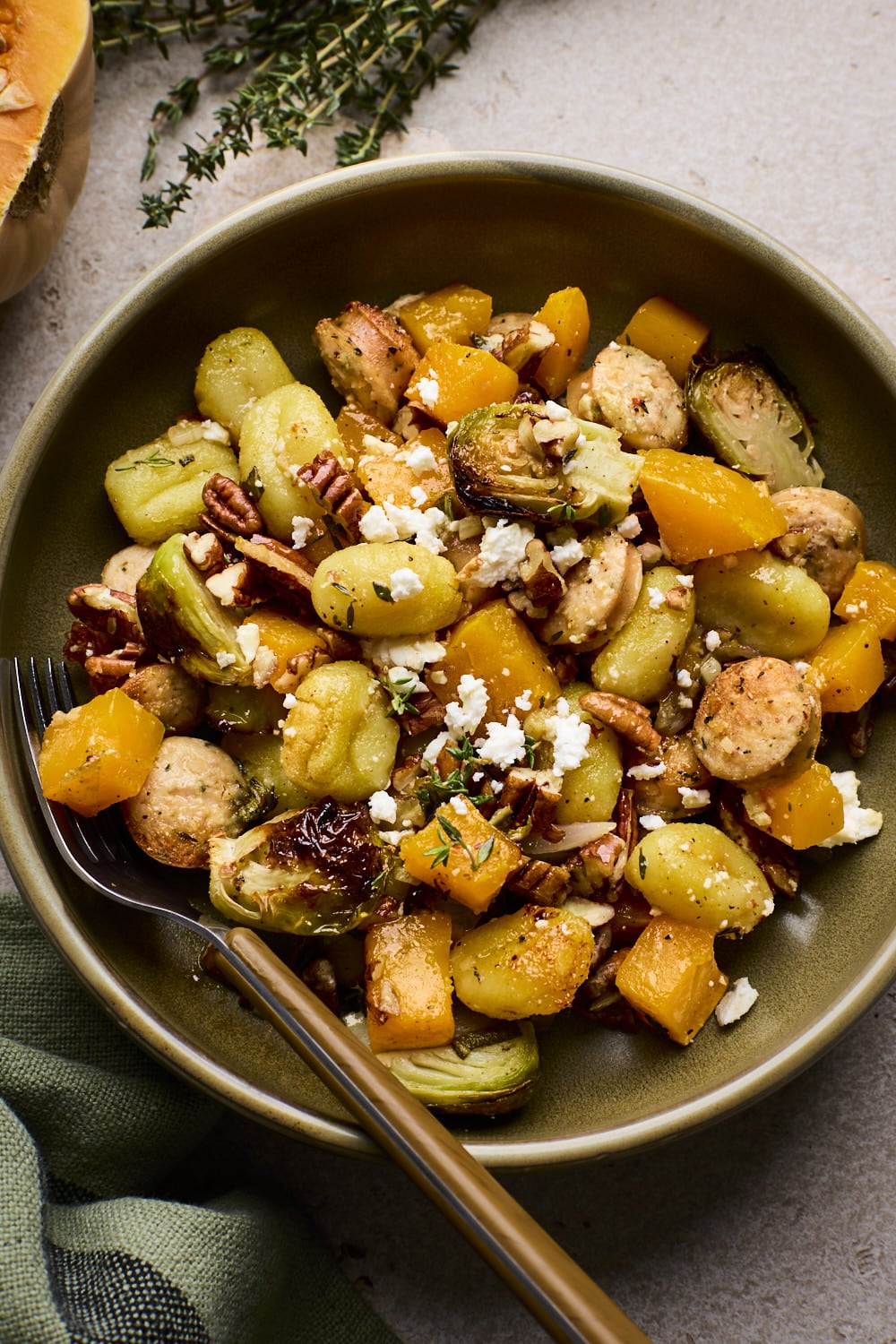 Fall Sheet Pan Gnocchi With Sausage And Vegetables