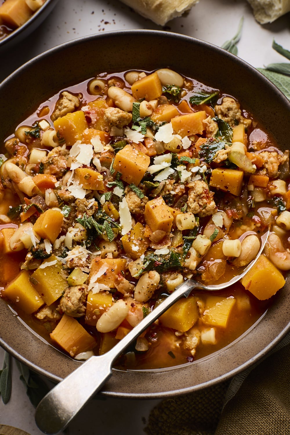 One Pot Fall Minestrone Soup
