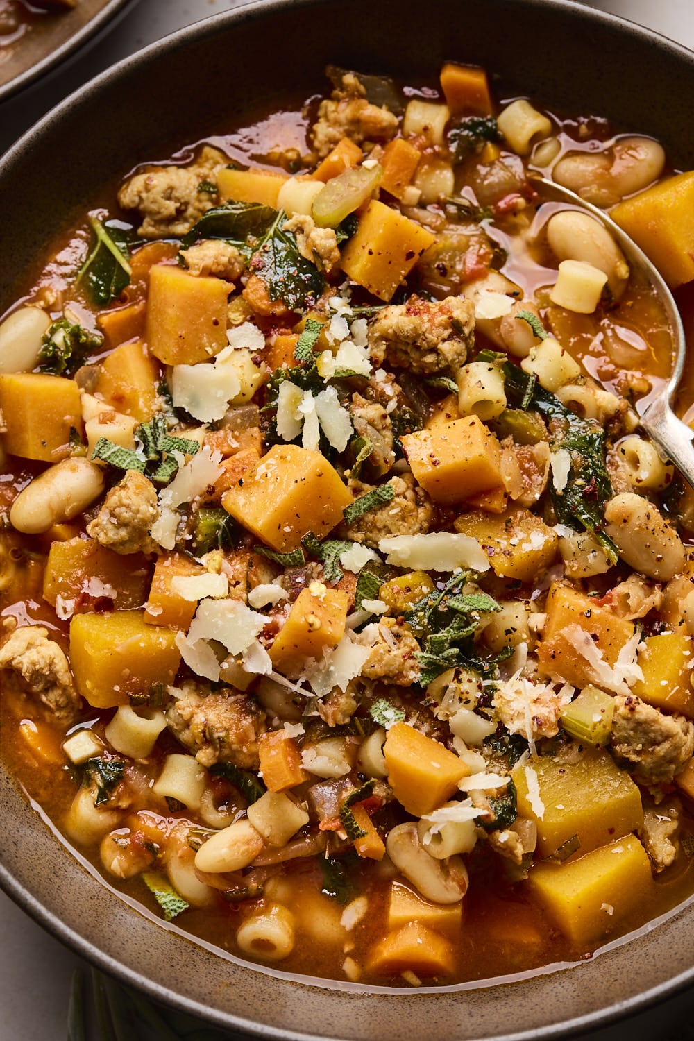 One Pot Fall Minestrone Soup