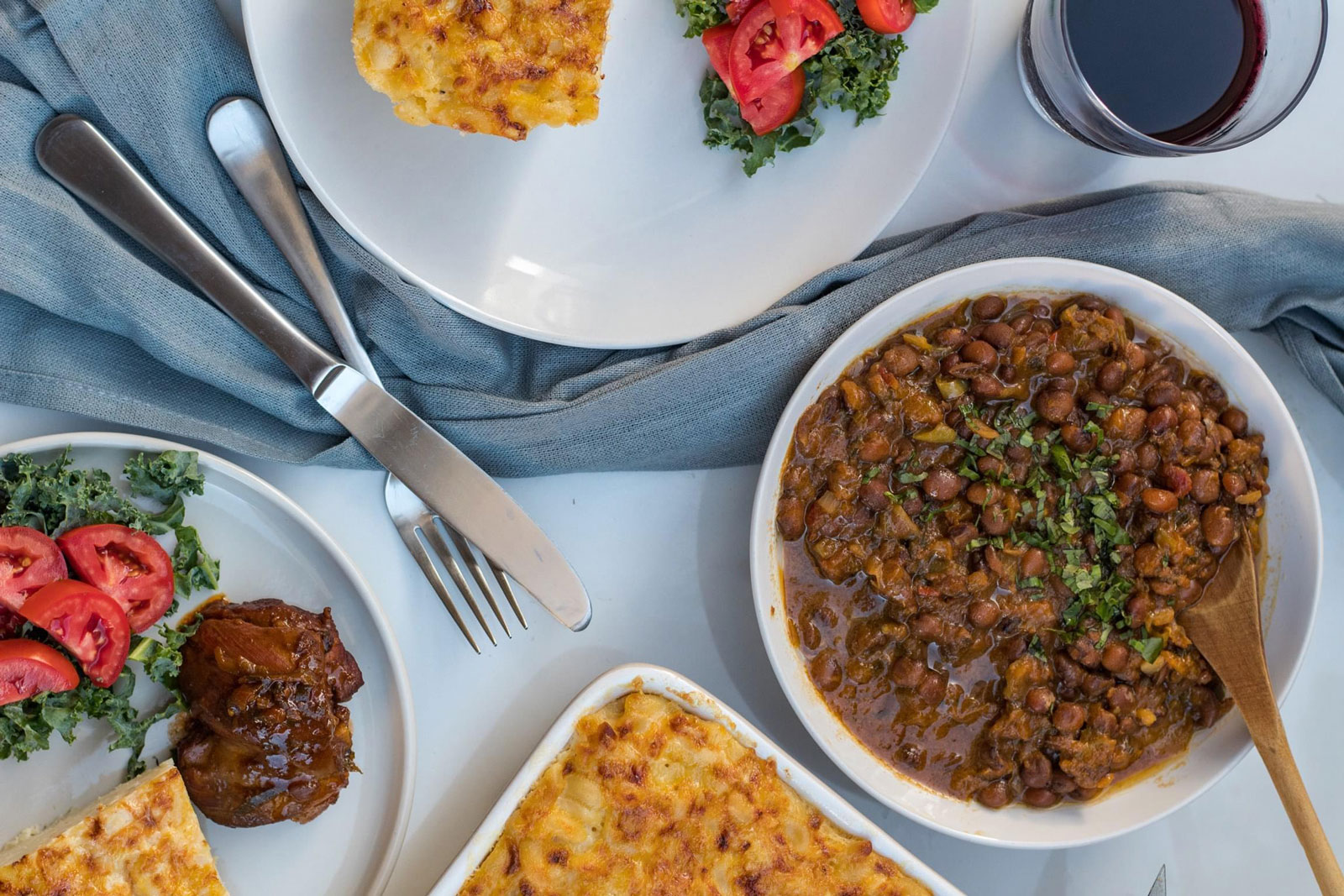 Caribbean-style stewed pigeon peas