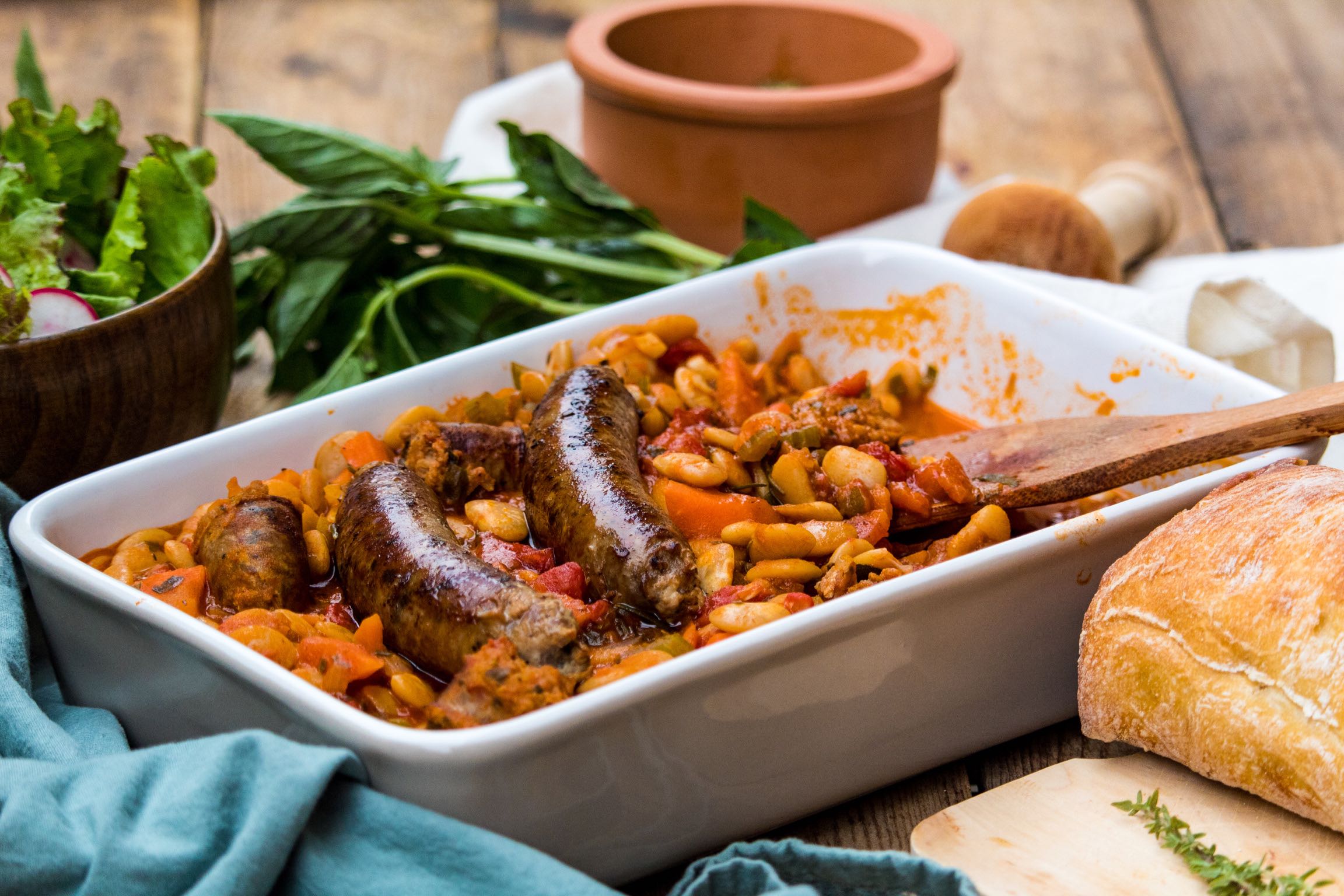 White Bean Cassoulet Pistou