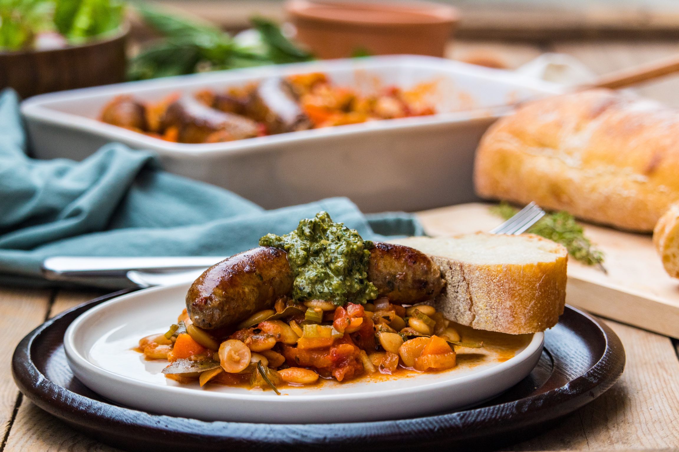 White Bean Cassoulet Pistou